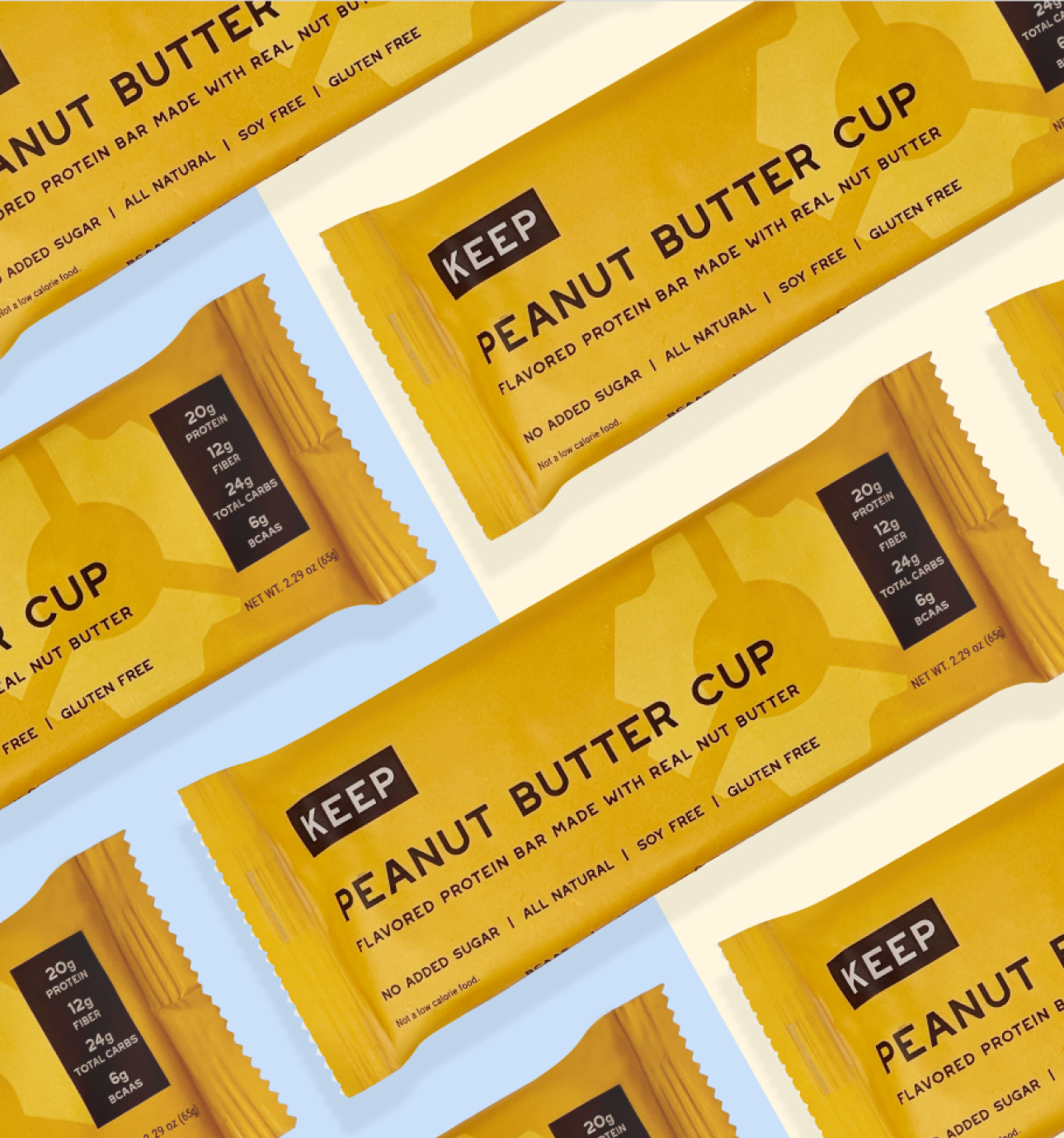 Close up keep peanut butter cup, multiple products