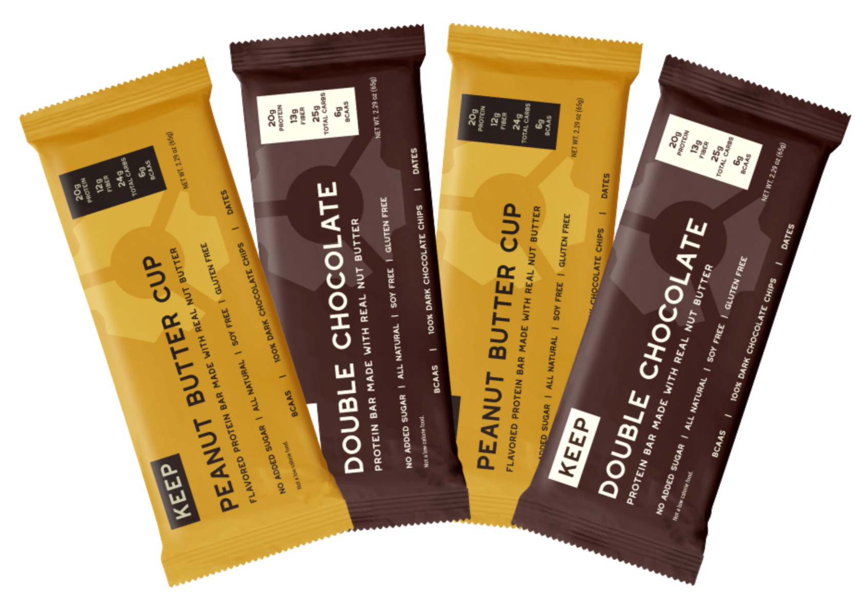 KEEP BARS Sample Pack Muscle Focused Protein Bars Keep Bars